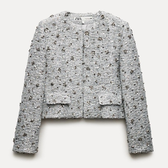Zara sequin jacket zw collection - Picture 9 of 16